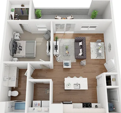 1 Bedroom | 1 Bath 1 Bedroom | 1 Bath