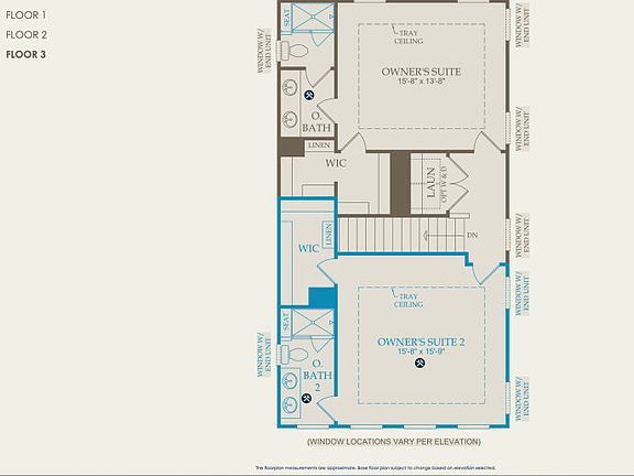 Newnan Floor Plan, Quick Move-In Home, Floor 3