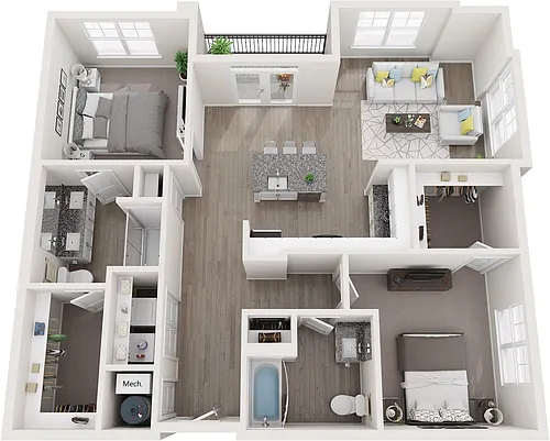 Floor plan B1