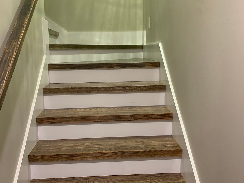 Hardwood staircase
