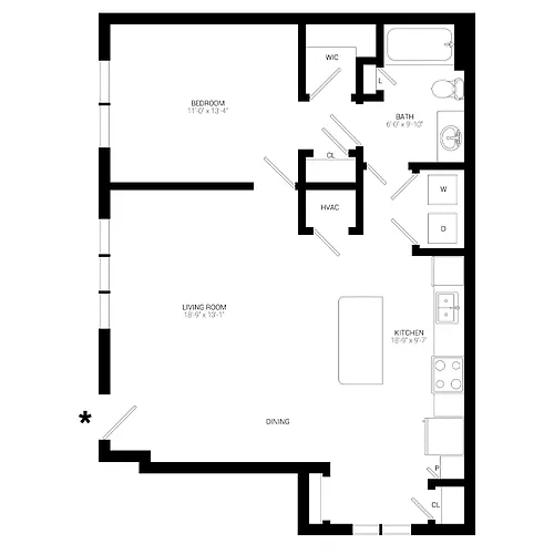 Floor plan Grand Courtyard One
