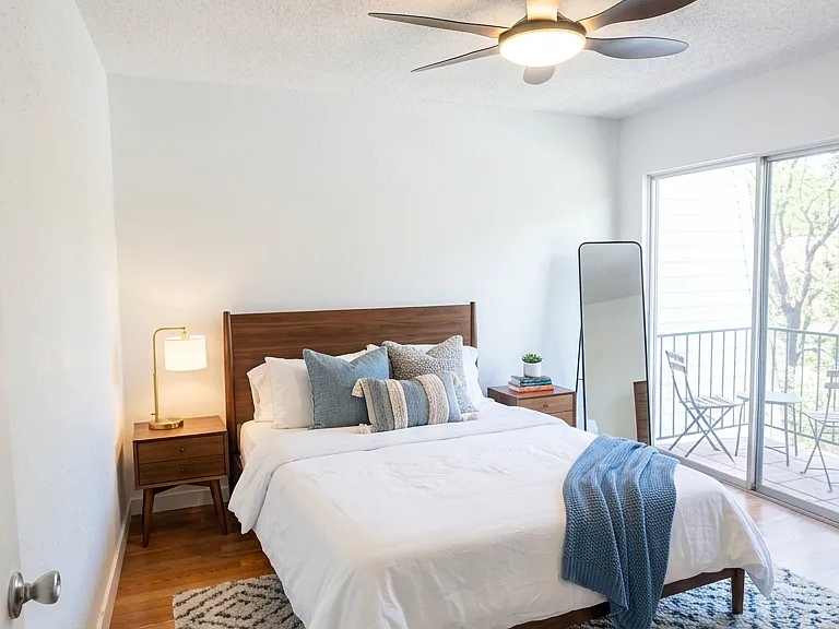 2nd Bedroom upstairs with balcony
