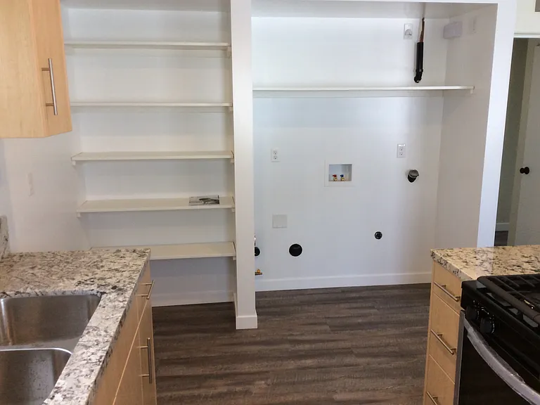 WASHER AND DRYER CONNECTION.