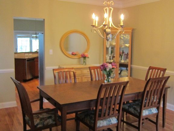 Separate dining room area