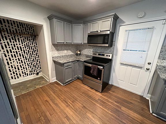Kitchen and laundry area.