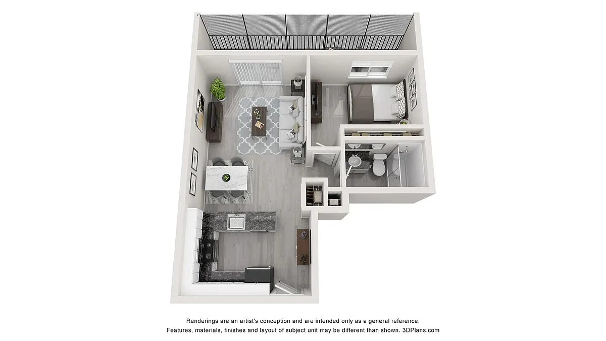 Floor plan The Marian