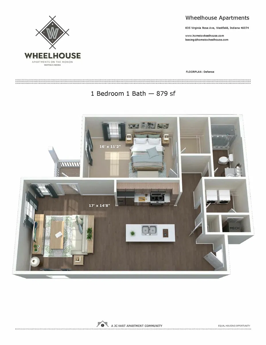 Floor plan Defense A 1.1