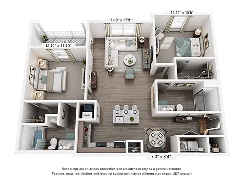 Floor plan Watermark