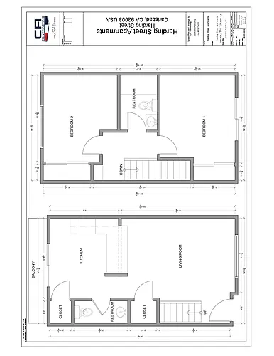 Floor plan Townhome
