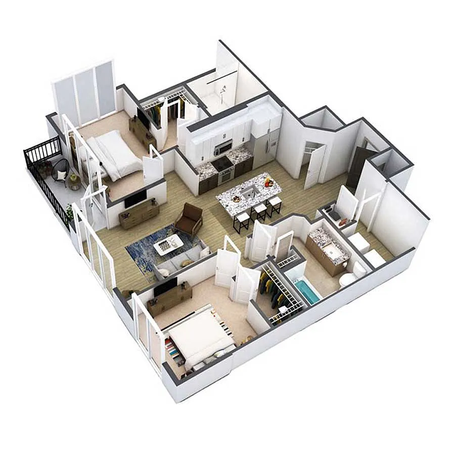 Floor plan Moreland - B5