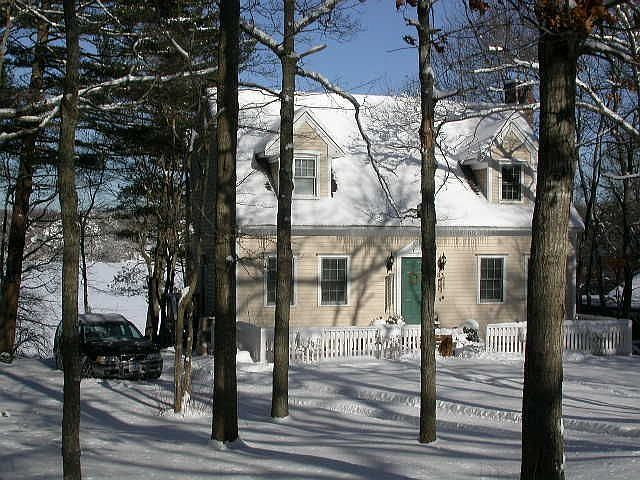 front - south facing