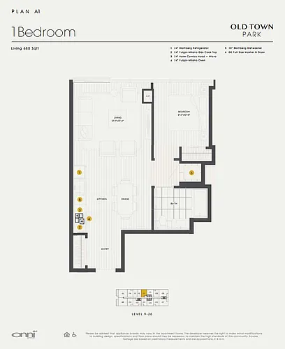 Floor plan Plan A1