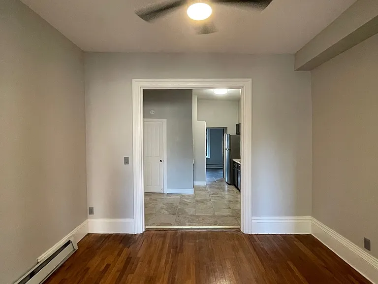 View of Dining Room & Kitchen from Living Room