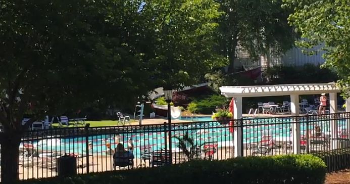 Main pool w/slide