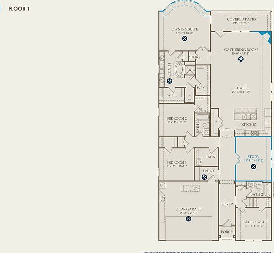 Elmaton Floor Plan, Quick Move-in Home, Floor 1
