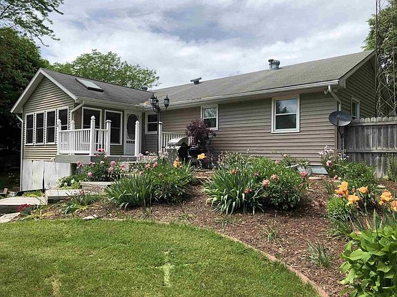 Back Sun room Flower Beds