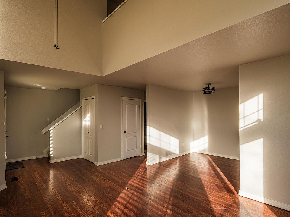 Living room and dining room and second floor opening