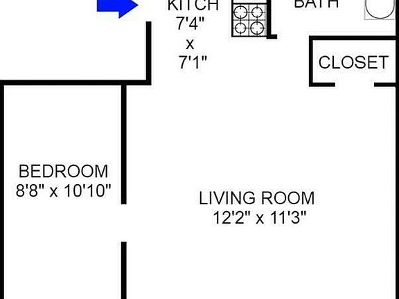 2nd image of 160 E 2nd St APT 2B