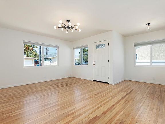 Bright and airy living and dining rooms with lots of natural light