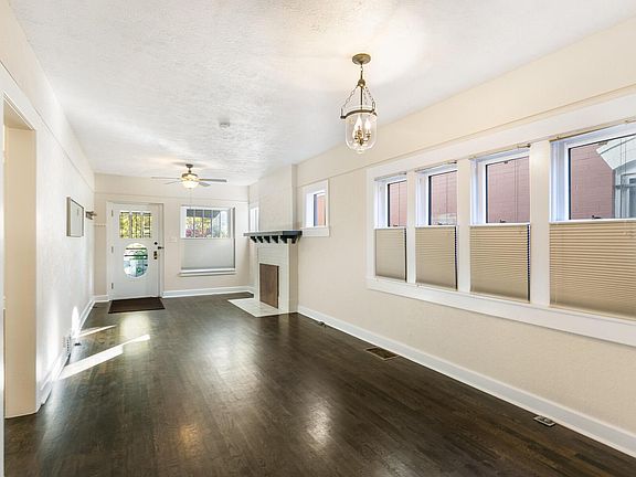 Entryway and living room