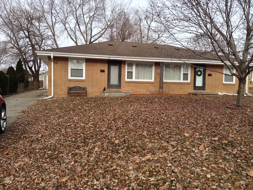 Front Duplex with private driveway and garage