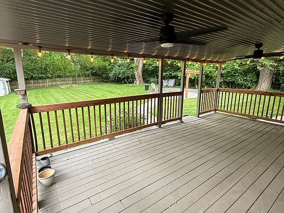 Covered back deck