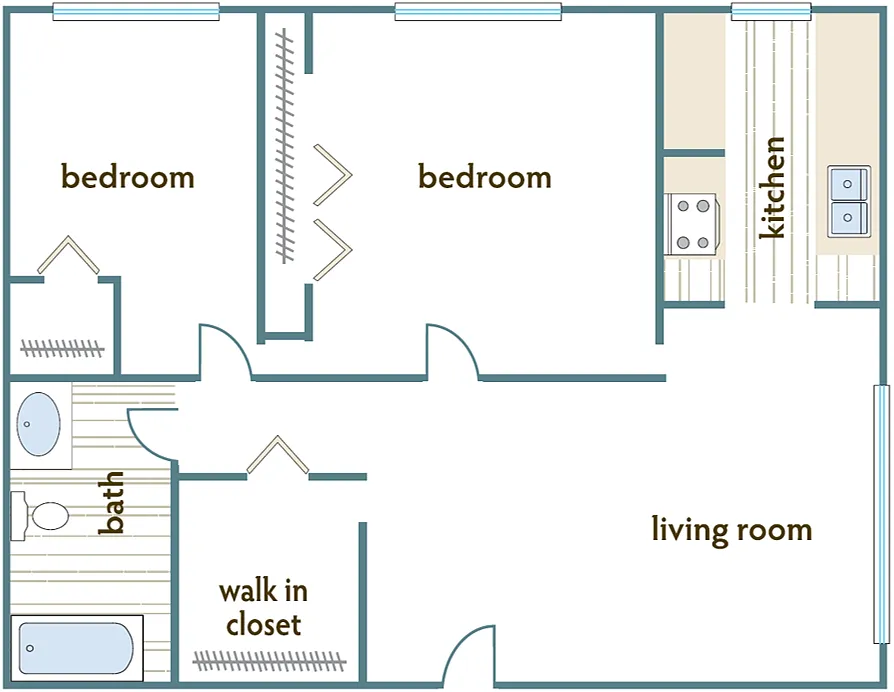 Floor plan Hilltop