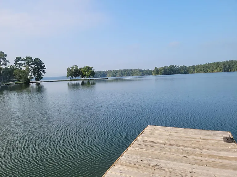 Goat Island in the distance...... Jumping Rock in cut-through to Oconee River side of lake.