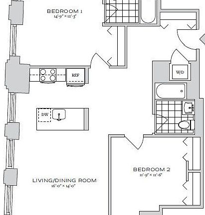 2nd image of 70 Pine St APT 2203