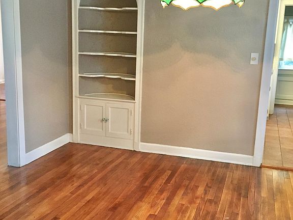DIning room with vintage light