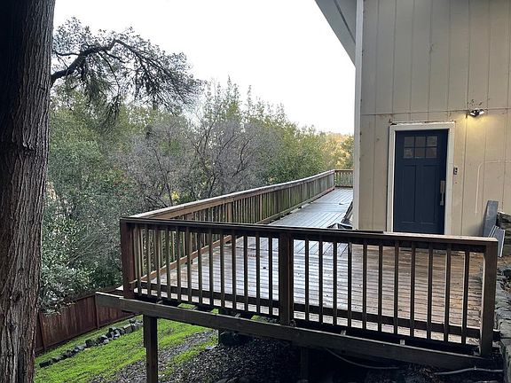 side deck and entrance door