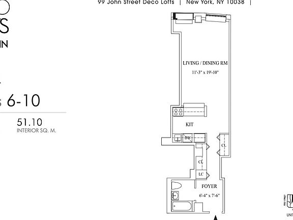2nd image of 99 John St APT 804