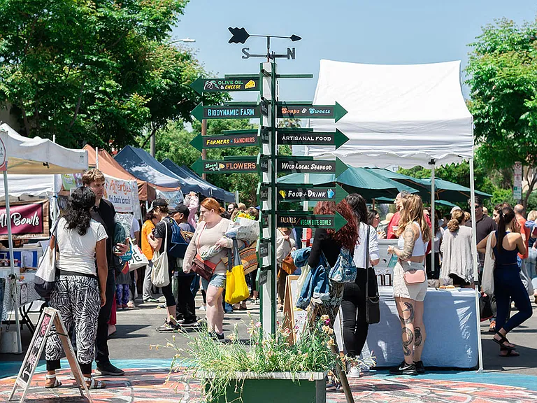 Culver City Farmers Market every Tuesday and Mar Vista Farmers Market every Sunday