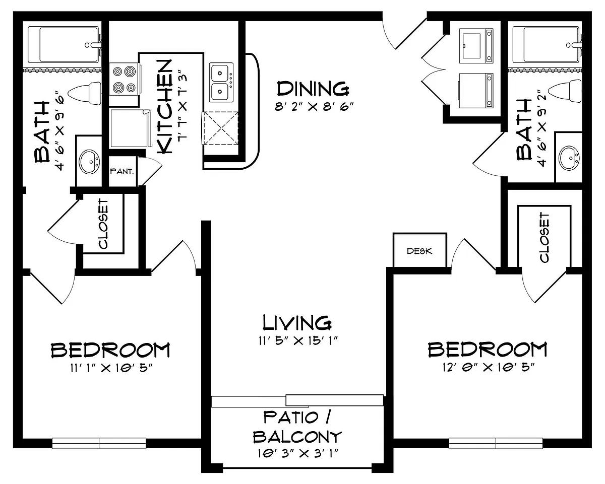 Floor plan B1