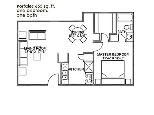 Floor plan Portales