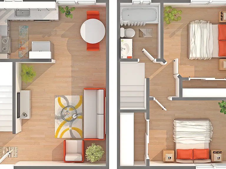 Imperial | 2-Bedroom Floorplan Imperial | 2-Bedroom Floorplan