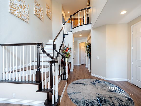 Front door entrance, landing upstairs
