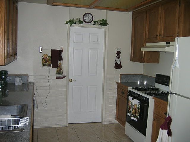 Kitchen with granite counter tops