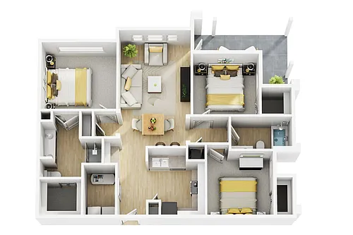 Floor plan C1-Essential Living