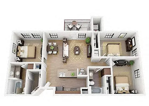 Floor plan C1