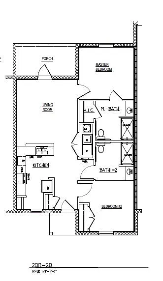 Floor plan 2 Bedroom