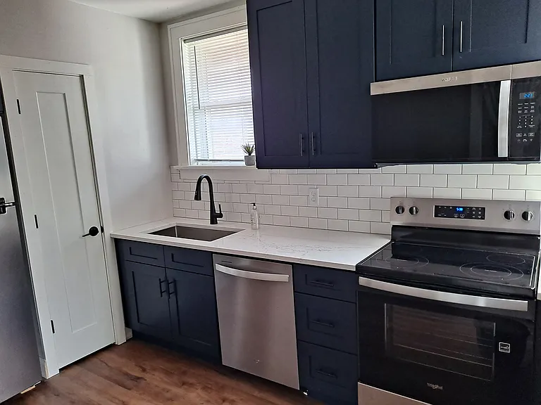 New kitchen. Additional pantry storage.