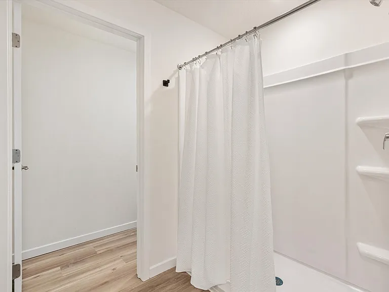 Primary bathroom with walk-in shower