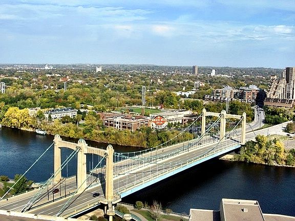 View of Hennepin Bridge from Roof Top