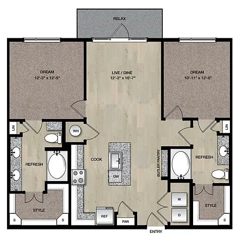 Floor plan B2