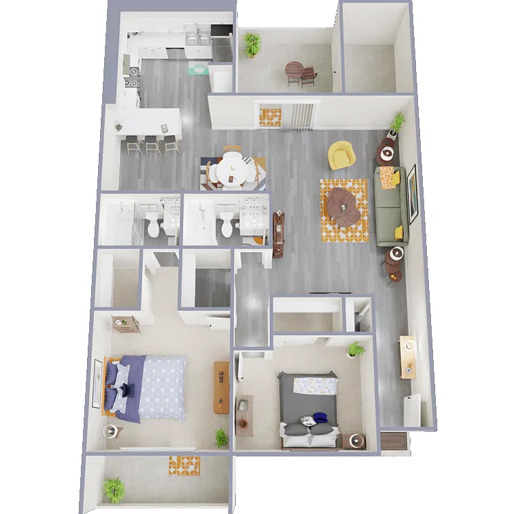 Floor plan B2-R