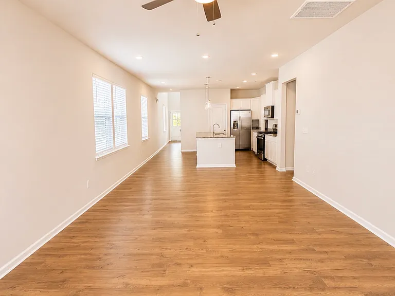 Open concept floor plan