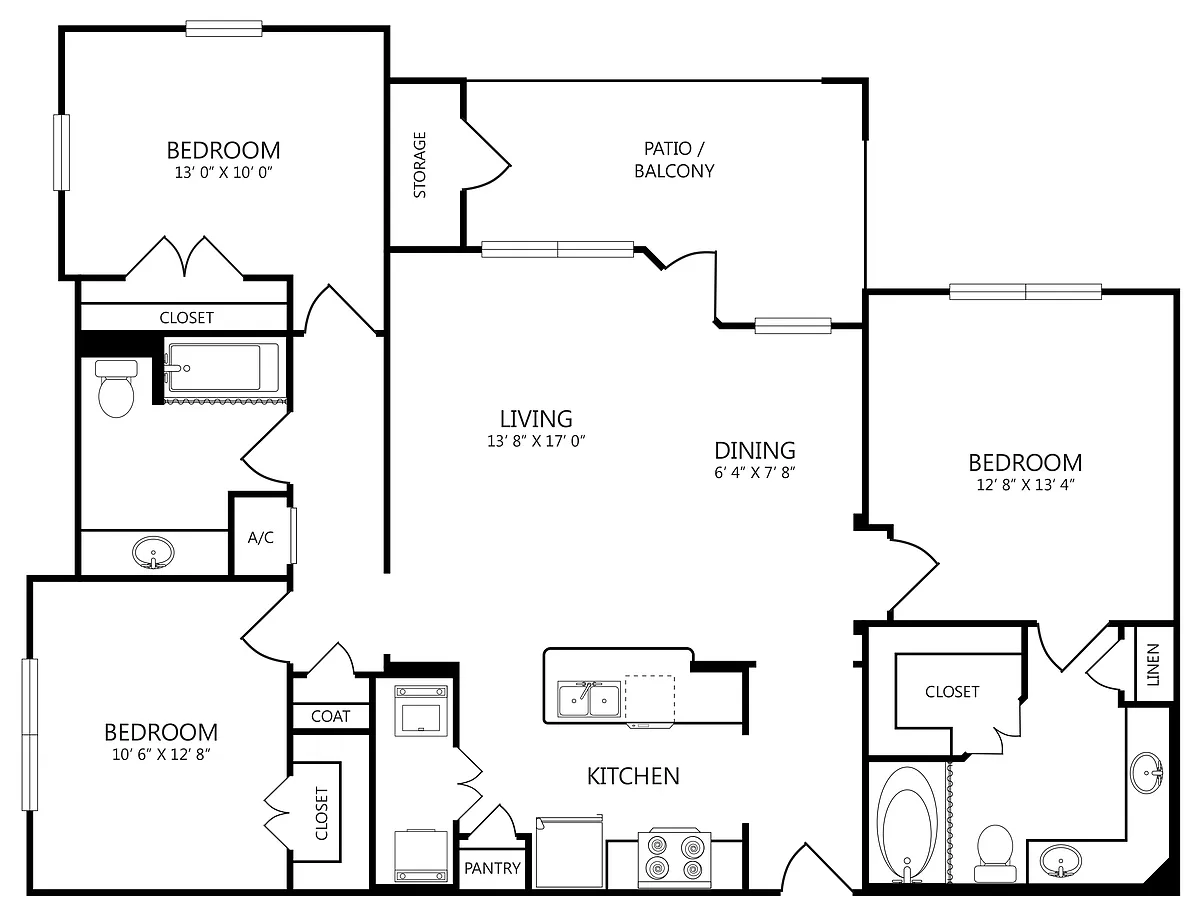 Floor plan C1
