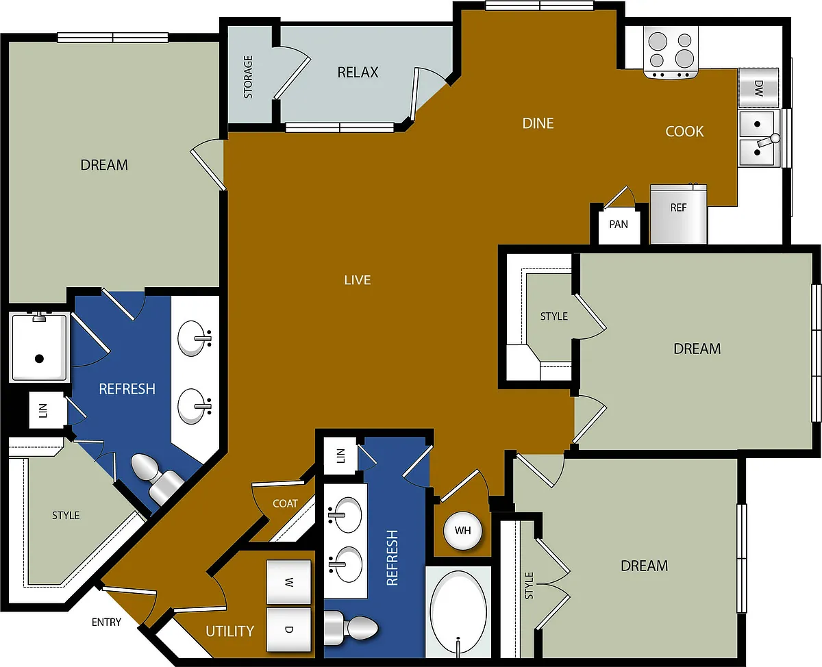 Floor plan C1