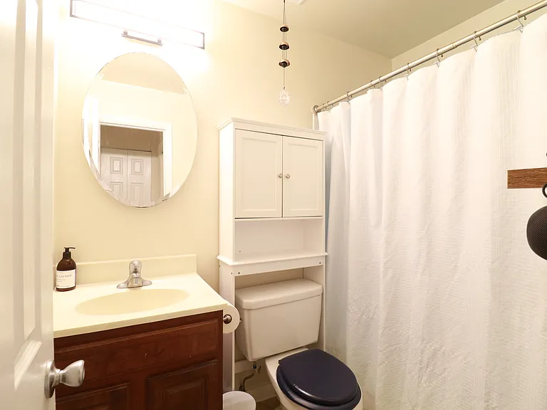 Small shared bathroom.